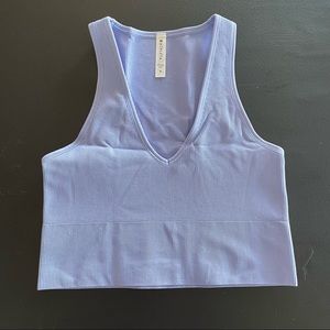 Athleta Aurora Seamless Crop Rib Tank